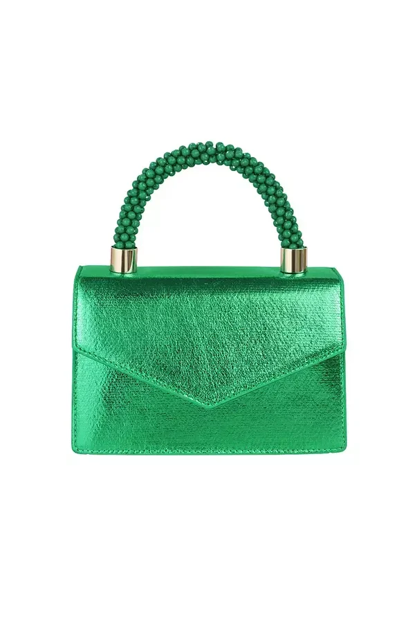 Yehwang - Envelop Tas Snoep Handvat - PU - groen metallic