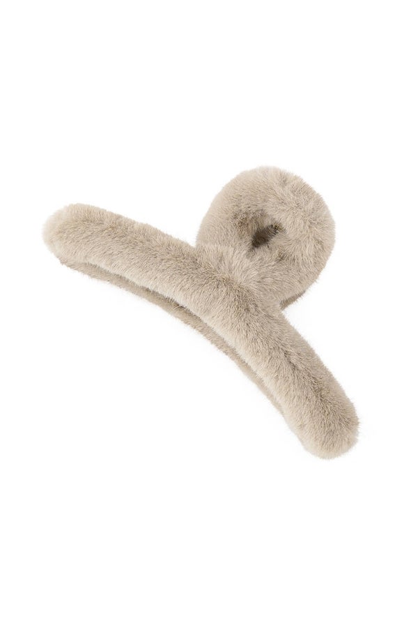 Yehwang - Faux fur haarclip