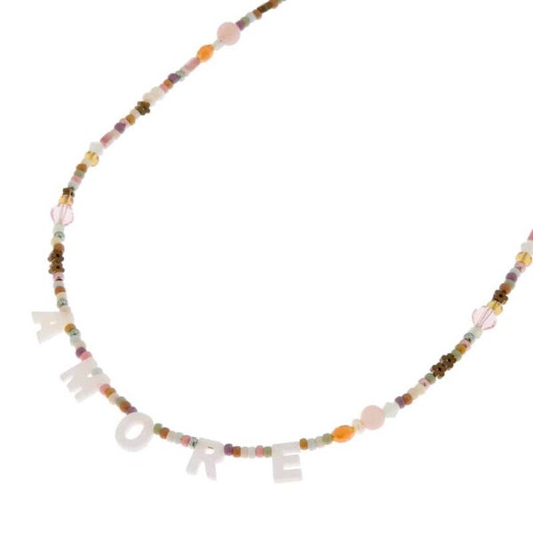 Label Kiki - Amore pastello necklace gold