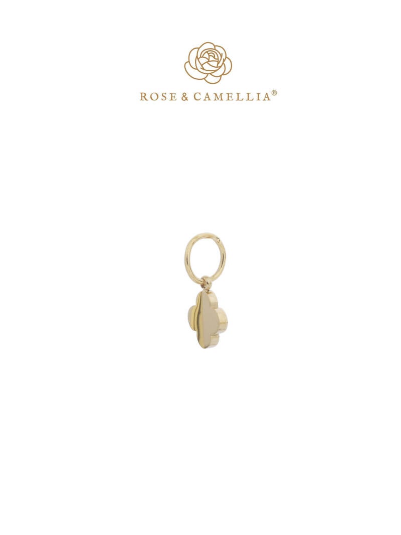 Rose & Camellia bedel stainless steel klavertje vier