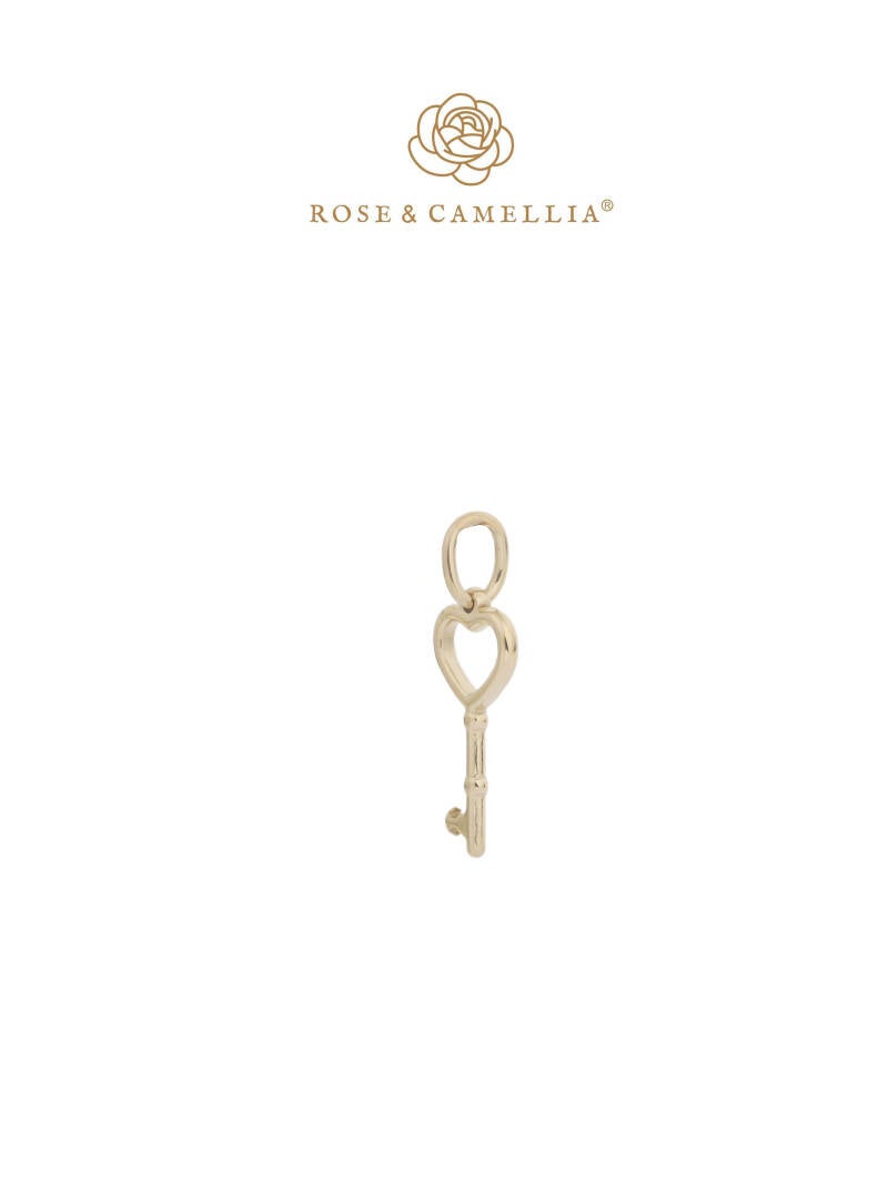 Rose & Camellia bedel stainless steel sleutel