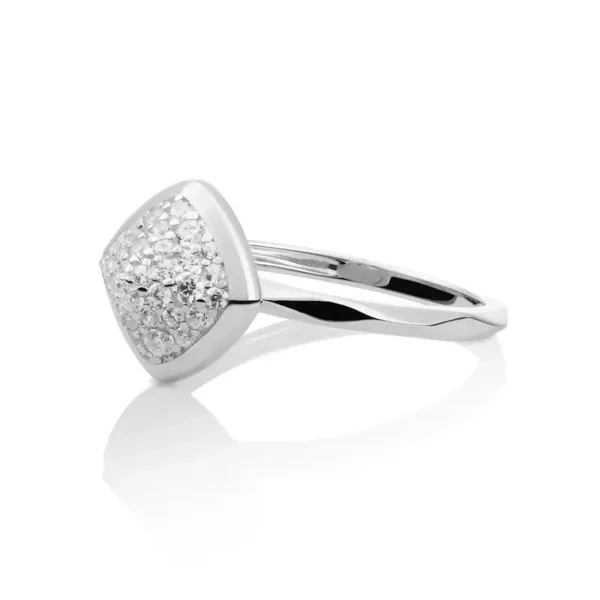 Edge Ring Zirconia - Zilver