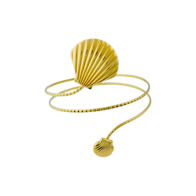 Stainless steel verguld - Bovenarm armband