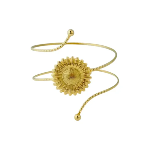 Stainless steel verguld - Bovenarm armband