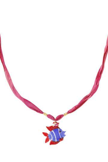 Stainless steel - Beachvibe ketting vis