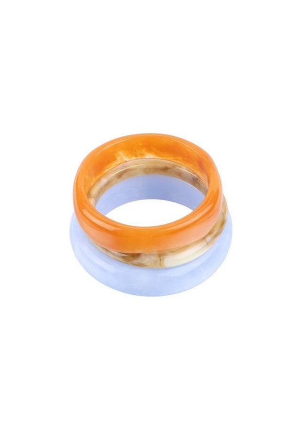Citrus set bangles set blauw