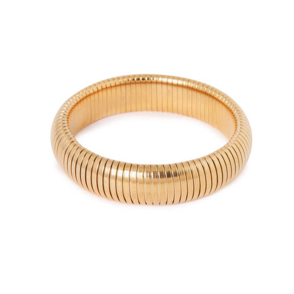 Label Kiki - Big celeste bangle gold