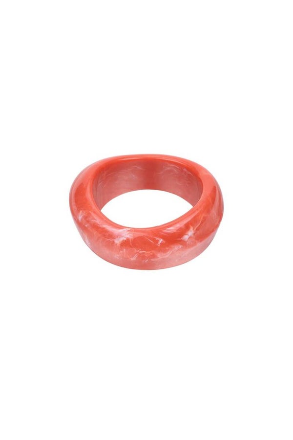 Acryl bangle armband red