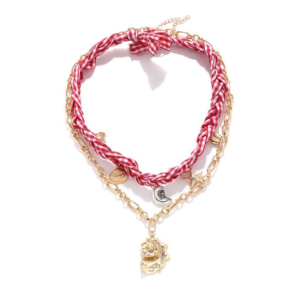Romantische dubbele ketting