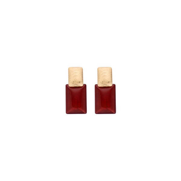 Biba - Oorbellen statement rood