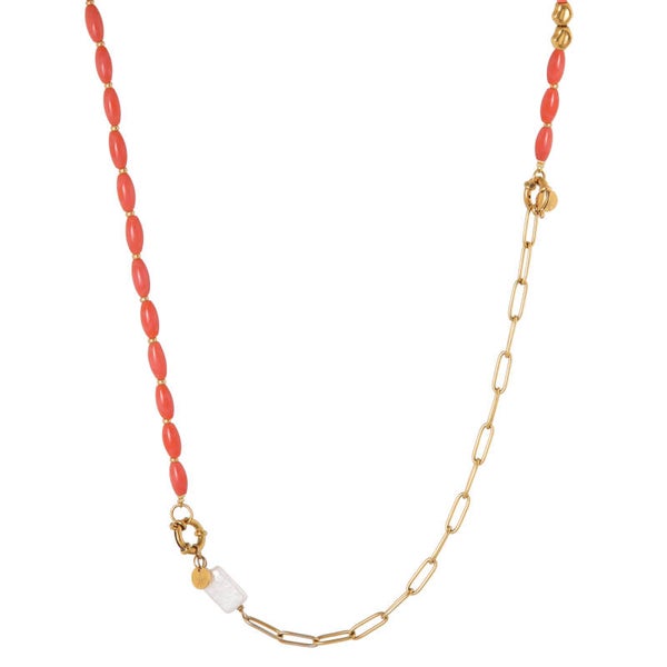 Label Kiki - Peachy Baby long Necklace