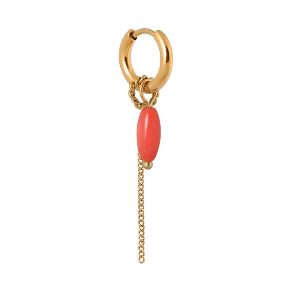 Label Kiki - Peachy Chain Hoop