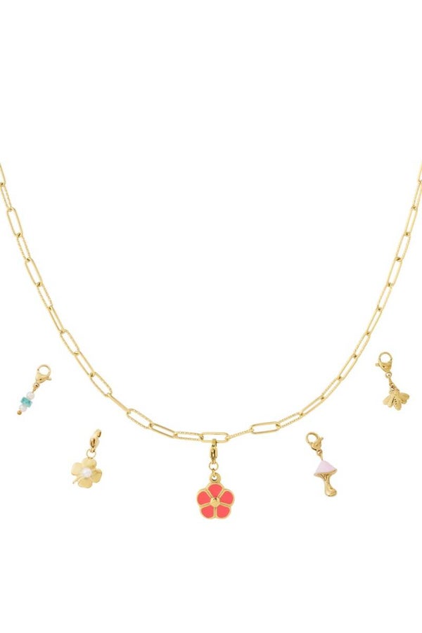 DIY Flower ketting