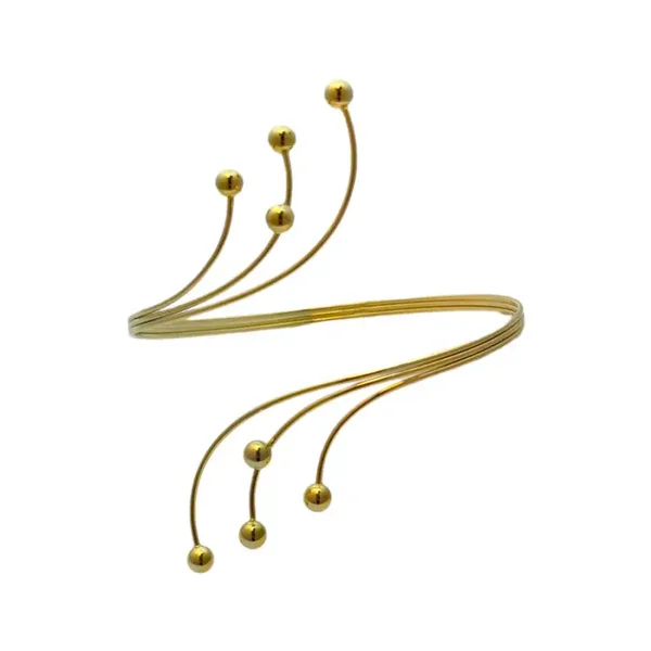 Stainless steel verguld - Bovenarm armband