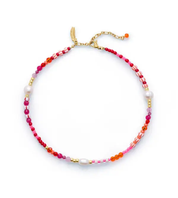 Le Veer - Hula Anklet Red