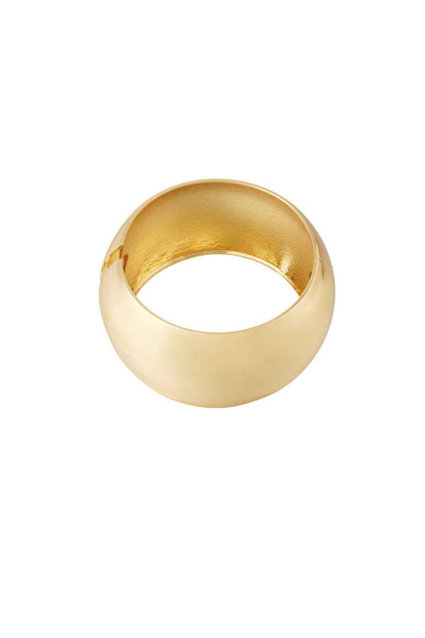 Stainless steel -Golden glow Bangle