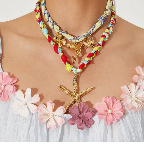Stainless steel - Holiday beach ketting in 2 varianten
