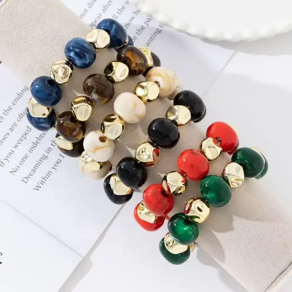 Beads armband elastiek in 6 kleuren
