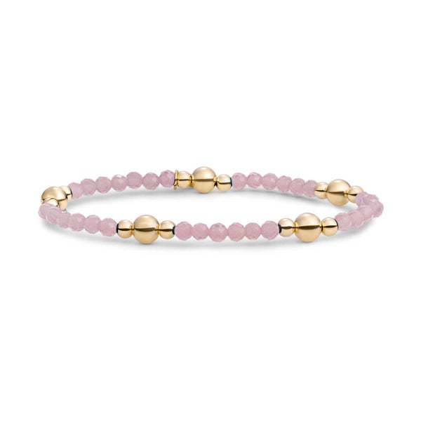 Bracelet | Bold Mix - Pink Opalite | Gold of Silver