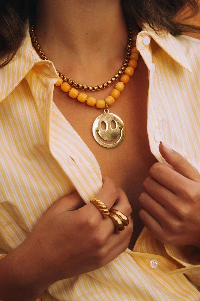 Bonnie studios - Smiley big Pendant