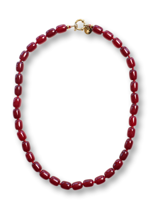 Bonnie Studio - Phil burgundy Necklace