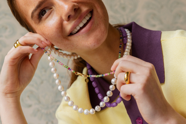Bonnie Studio - Bobby lila Necklace