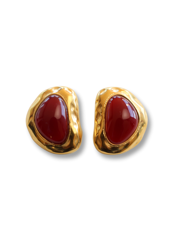 Bonnie Studio - Royal red Earring