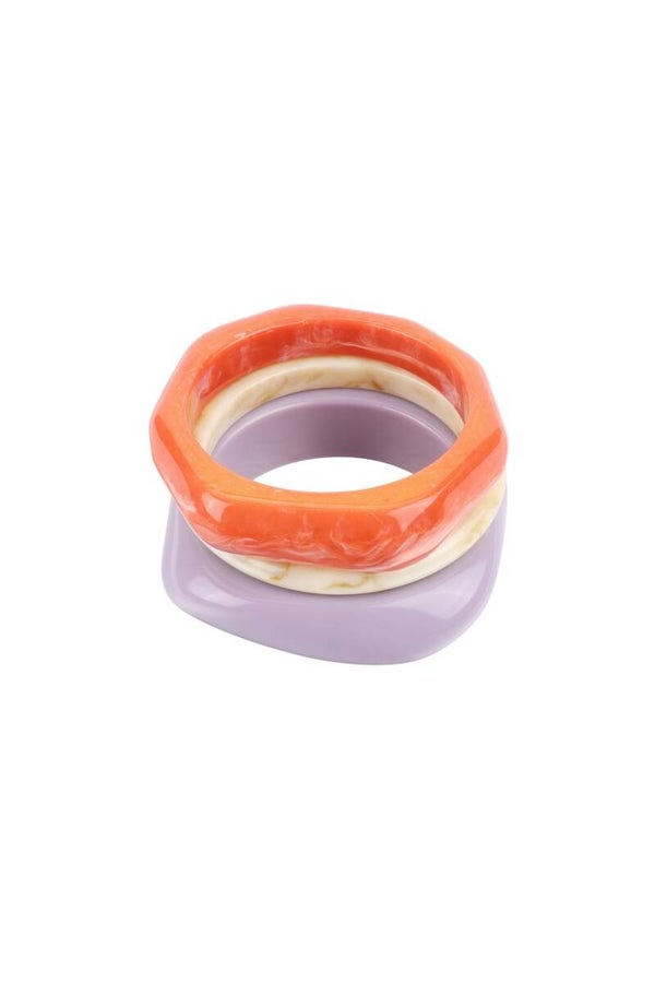 Bangle set red