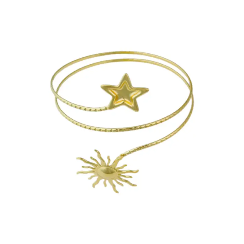 Stainless steel verguld - Bovenarm armband