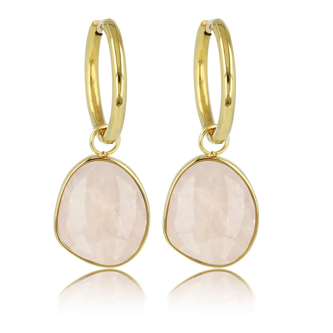 My Bendel - Earring Rose Quartz