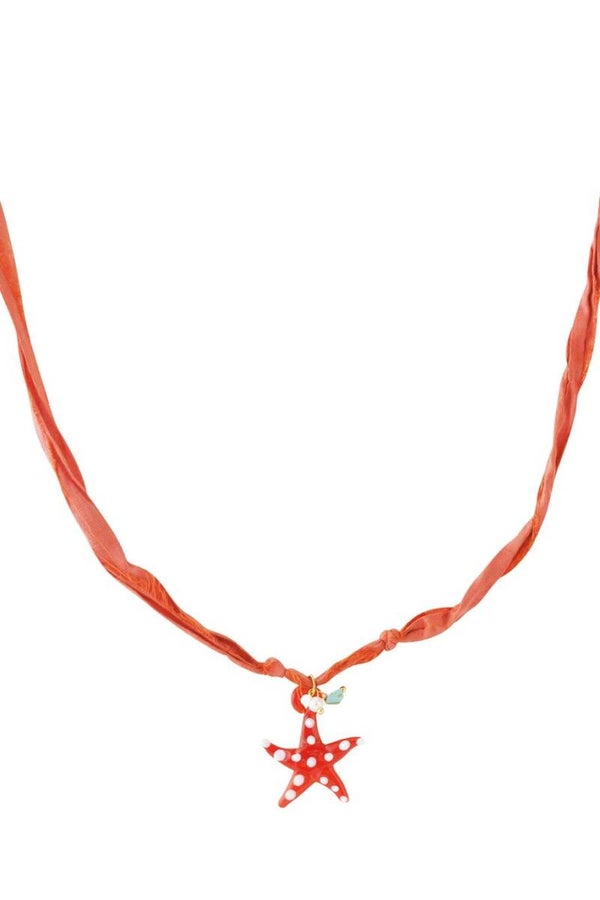 Stainless steel - Beachvibe ketting zeester