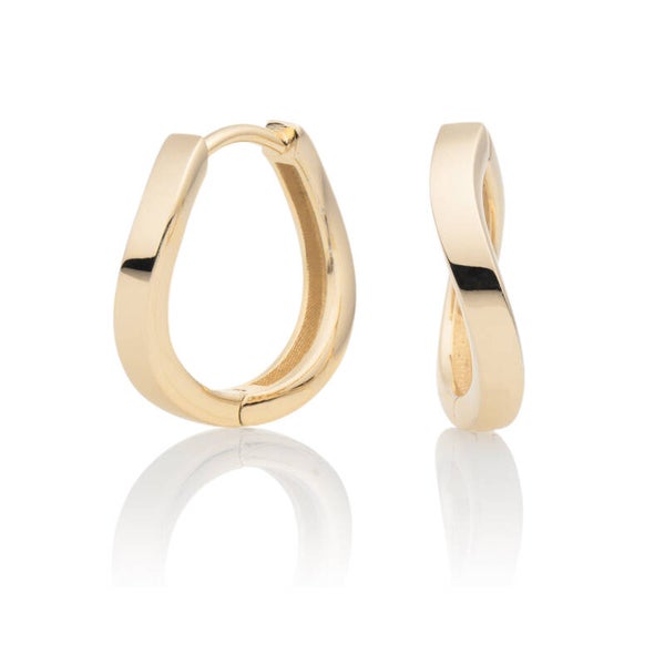 Flare creolen - Goudkleurig