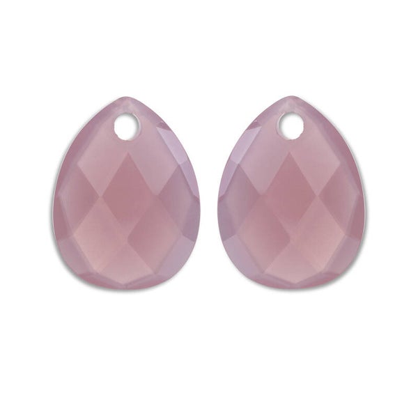 Afterglow Quartz oorbel - edelstenen - Pink Opalite