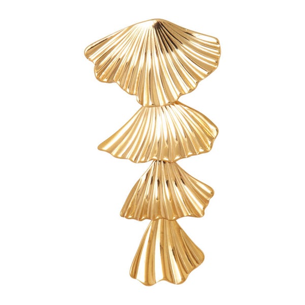 Label Kiki - Golden Leaf earrings
