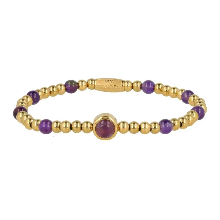 My Bendel - Bracelet Amethyst Charm