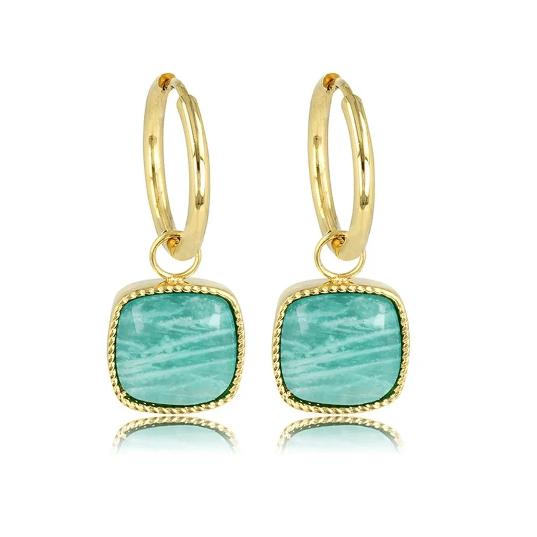 My Bendel - Earring Amazonite