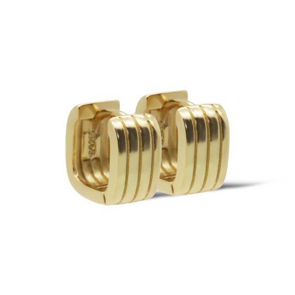 Karma Jewerly - Hinged Hoops Square LINE 11MM