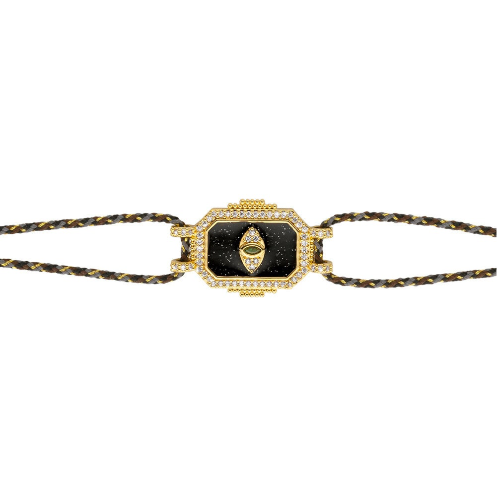 Mya-Bay - Armband Black Eye Boheme Noir