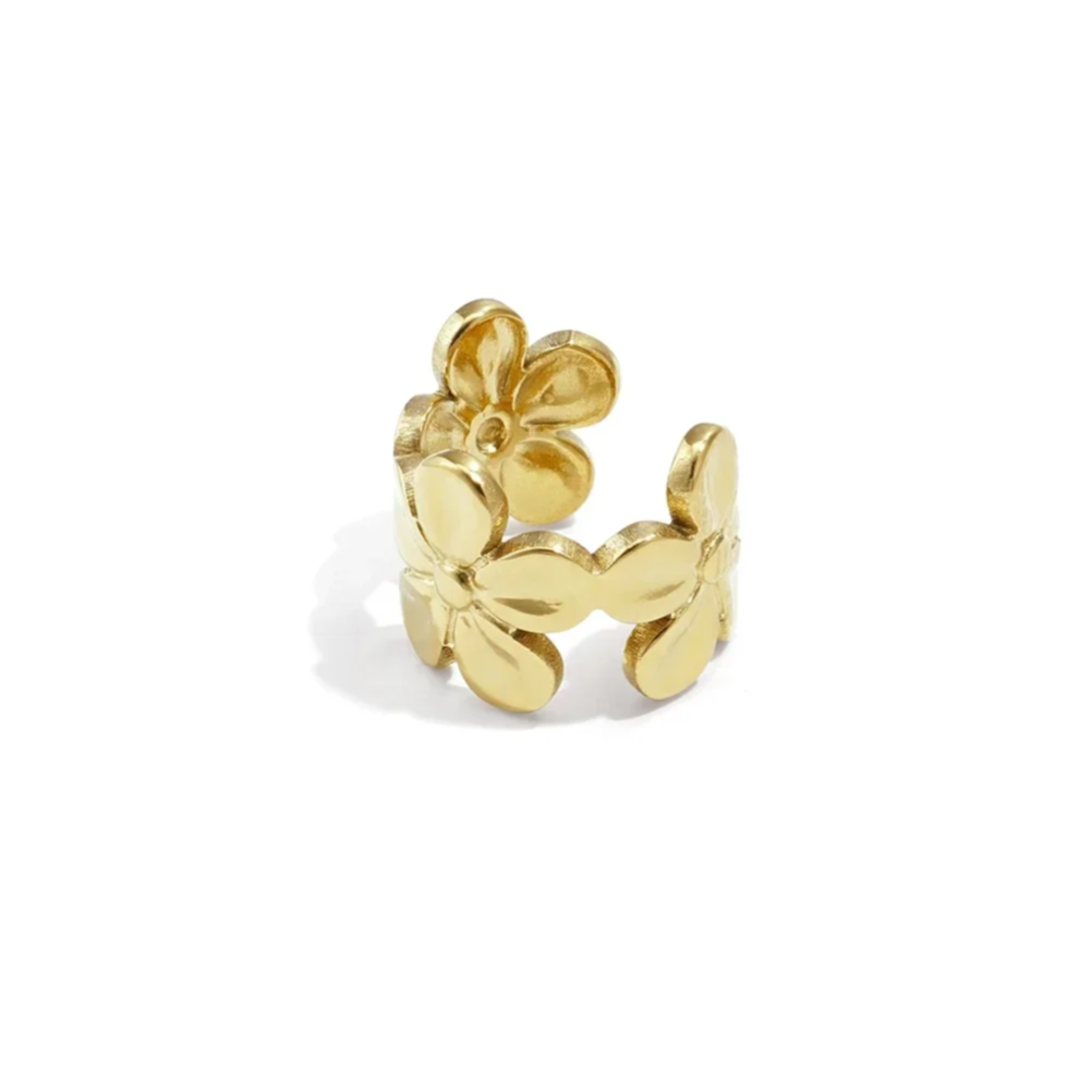 Stainless steel Earcuff - Bloem