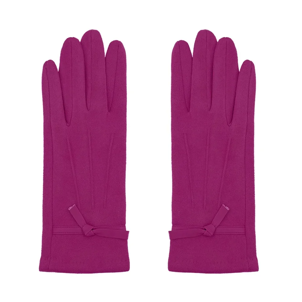 Handschoenen Chic ribbon  - Fuchsia