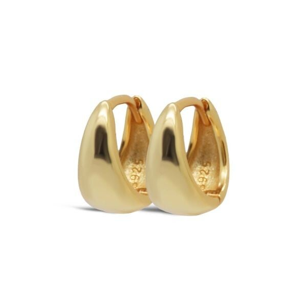 Karma Jewelry - Hinged Hoops Plain Drop MIAM 11MM