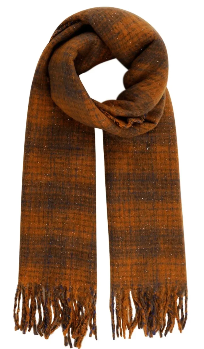 Winter sjaal oranje