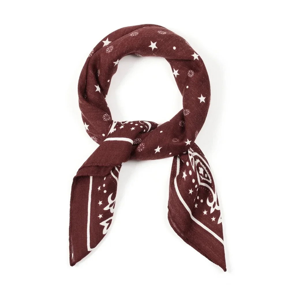 Sjaaltje polka dots karmozijnrood