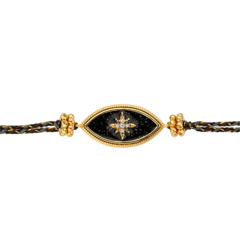 Mya-Bay - Armband Black Diwali Iris