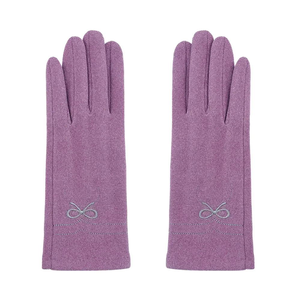 Handschoenen Delicate bow - Lila