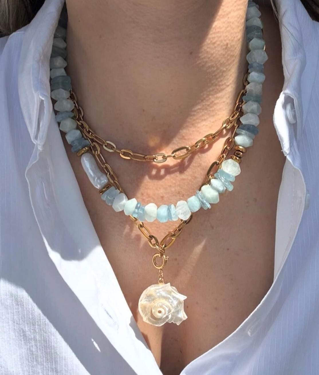 Studio Frenchie - Necklace Calm Sea