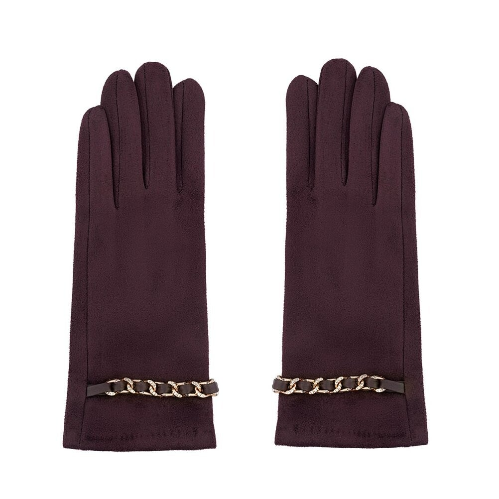 Handschoenen Glamour - Bruin