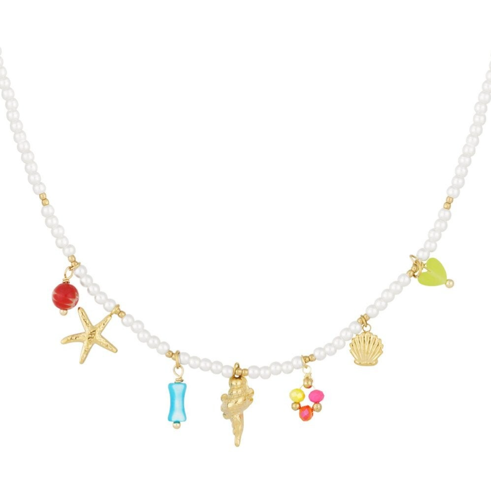 Stainless steel bedelketting Sea Dream