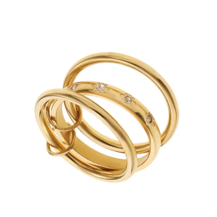 Rose en Camellia - ring