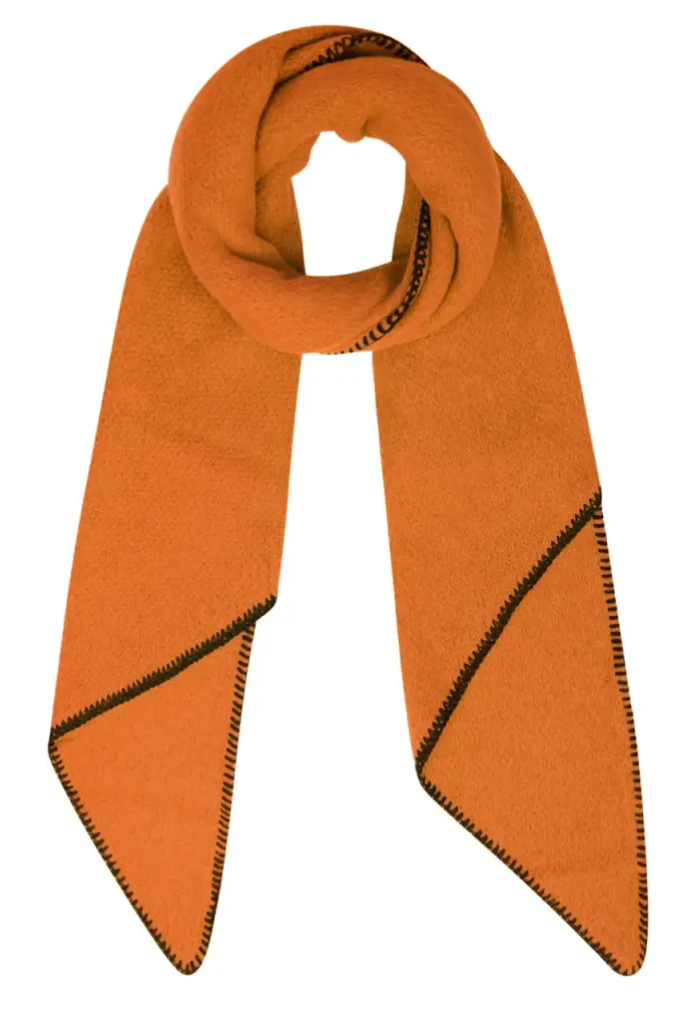 Winter sjaal oranje
